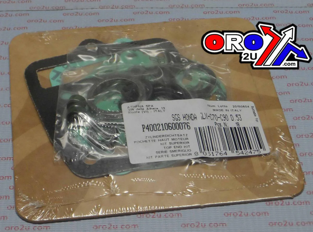 TOP END GASKET SET C70/C90/MM70 88-91 D.53MM, ATHENA P400210600076 HONDA - Image 2