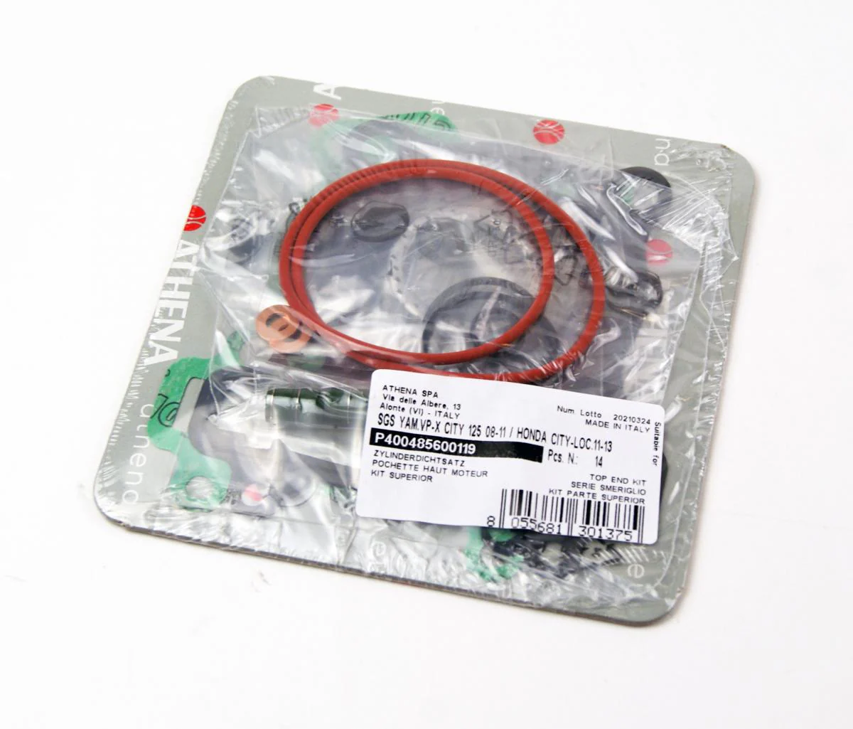 TOP END GASKET SET CRE/WR/SMR/YZF 125 06-18, ATHENA P400485600119 HON,YAM,HUS - Image 3
