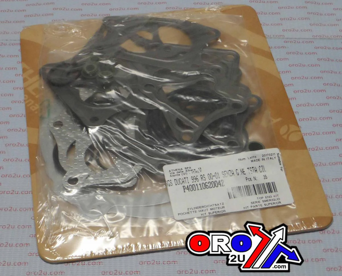 TOP END GASKET SET DUCATI 996 RS 00-01, ATHENA P400110620042 - Image 2