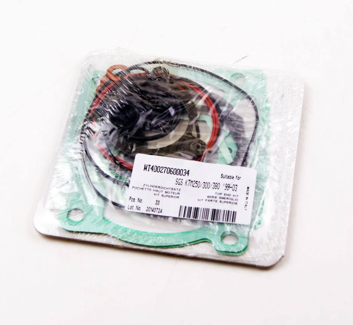 TOP END GASKET SET EXC/MXC/SX 250/300/380 99-03, ATHENA P400270600034 KTM - Image 2