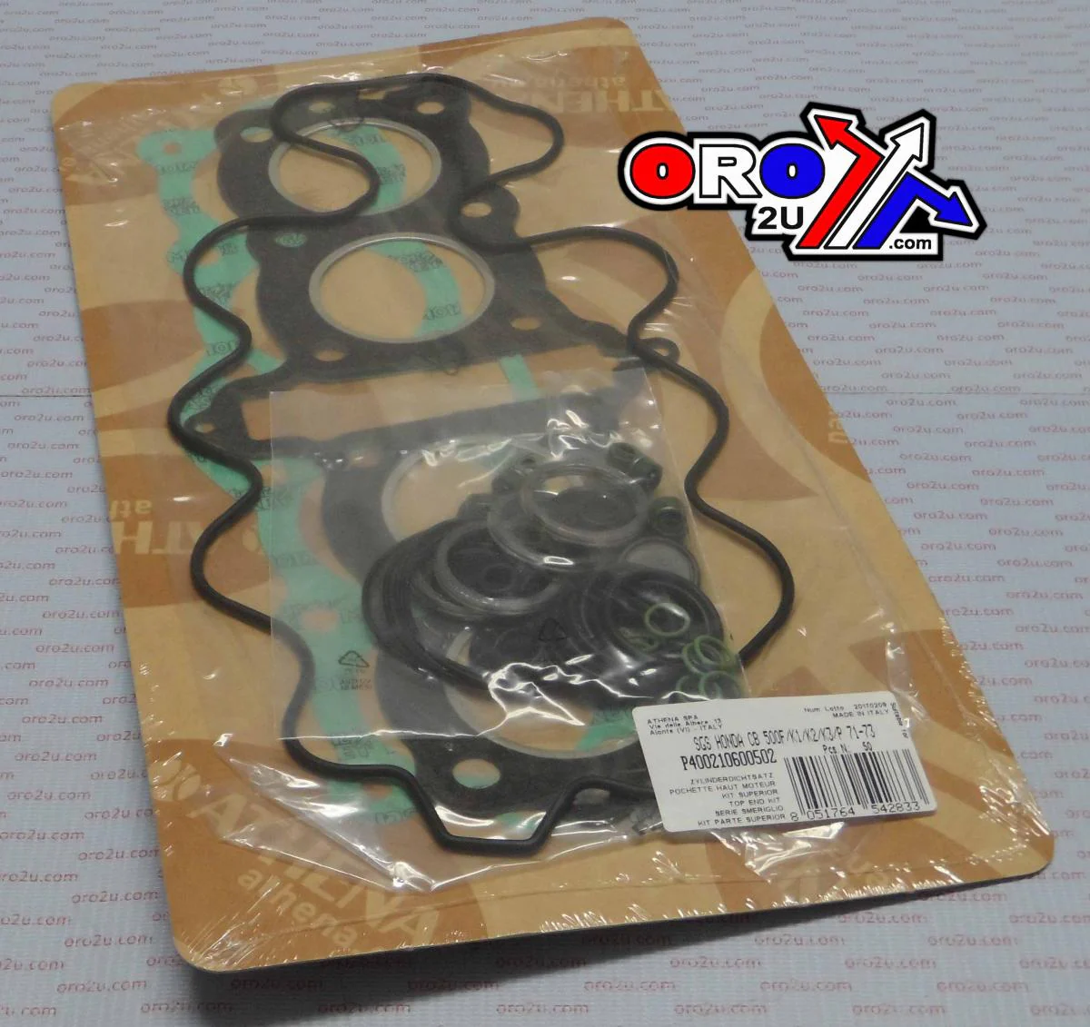 TOP END GASKET SET HONDA CB FOUR 500 71-73, ATHENA P400210600502 - Image 2