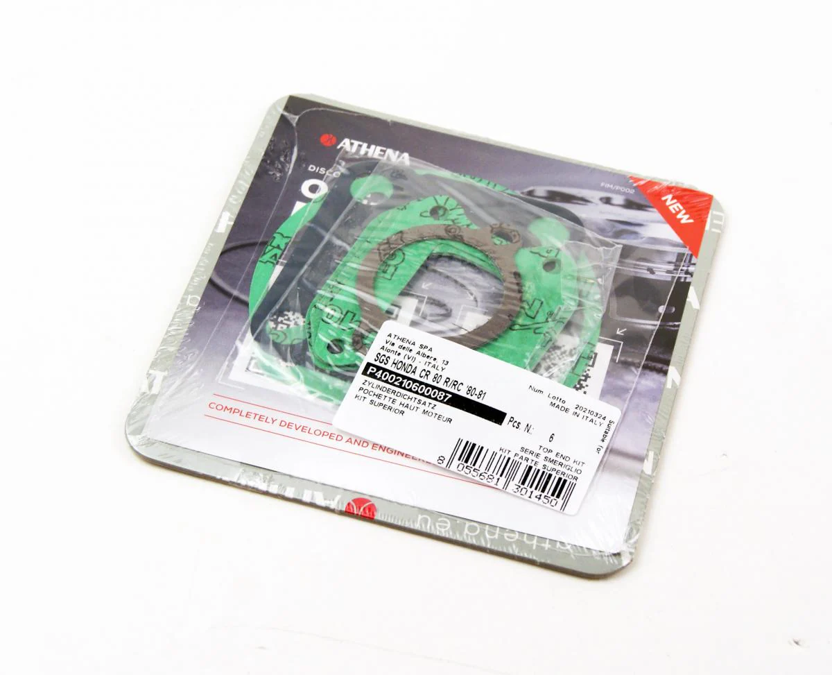 TOP END GASKET SET HONDA CR 80R 80-82, ATHENA P400210600087 - Image 2