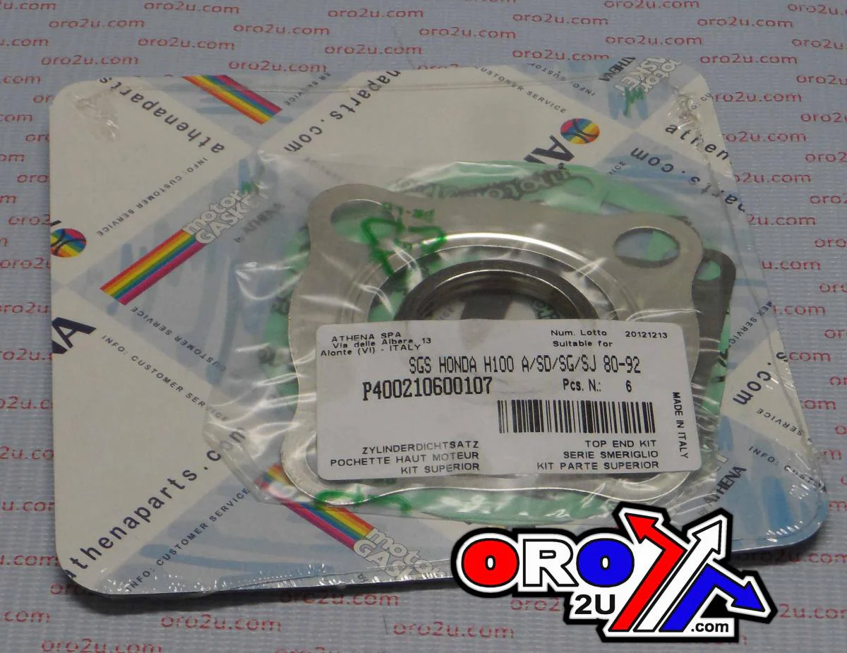 TOP END GASKET SET HONDA H/MB 100 80-92, ATHENA P400210600107 - Image 3