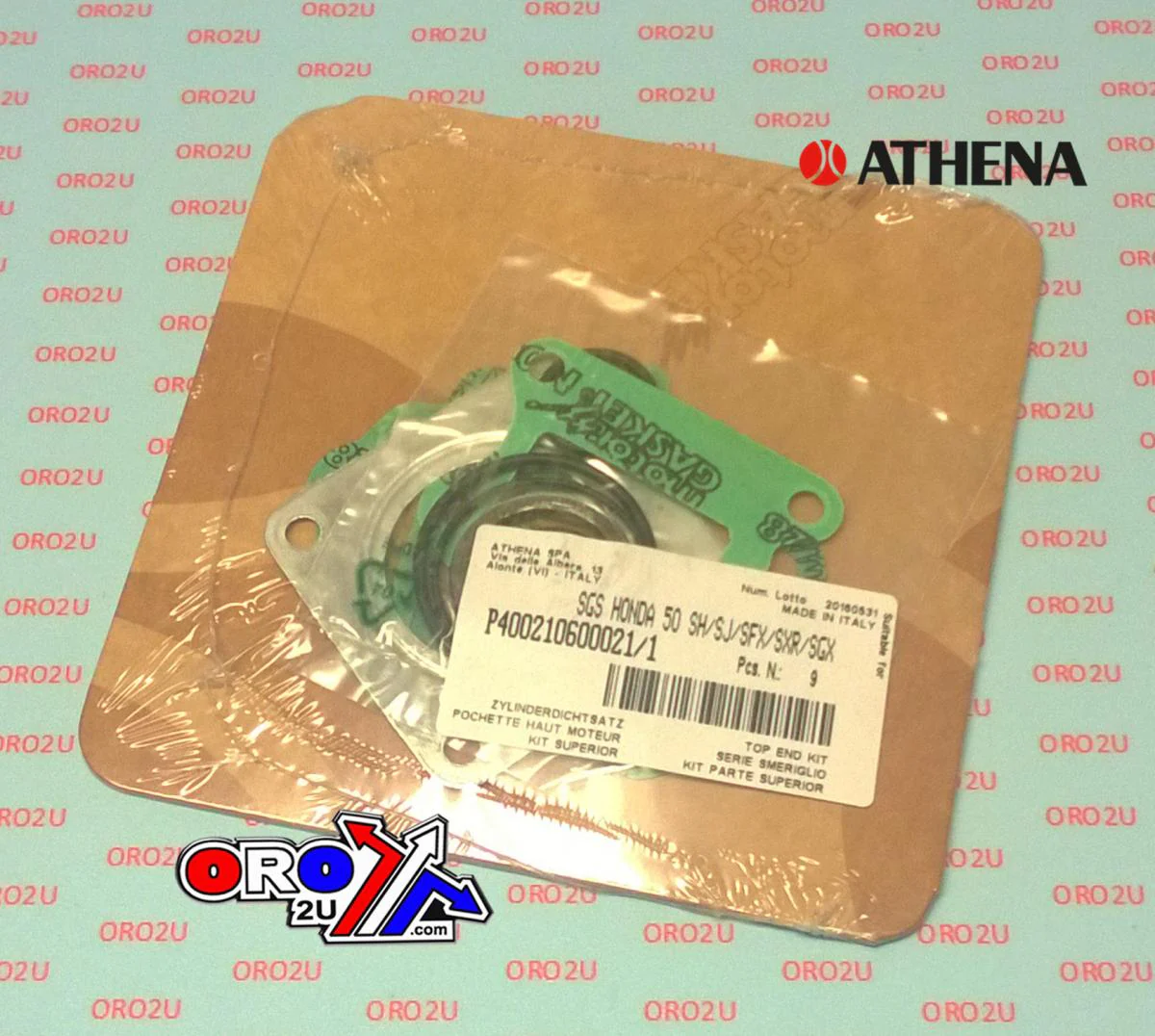 TOP END GASKET SET HONDA SFX/SGX/SH/DX 50 93-99, ATHENA P400210600021/1 BALI - Image 2