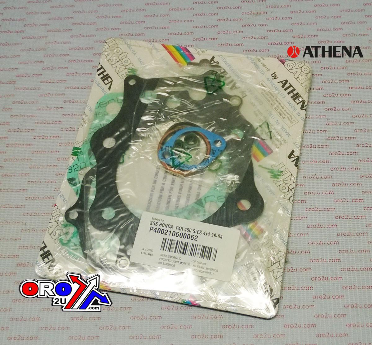 TOP END GASKET SET HONDA TRX 450 98-04, ATHENA P400210600062 - Image 3