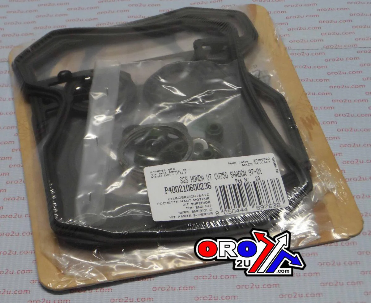 TOP END GASKET SET HONDA VT 750 97-01, ATHENA P400210600236 SHADOW - Image 2