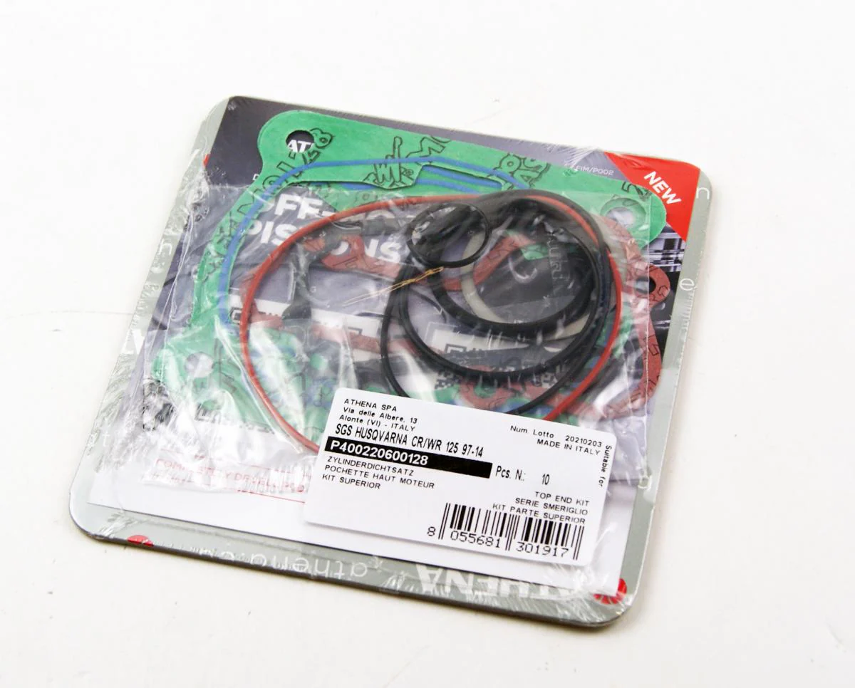 TOP END GASKET SET HUSQ CR/SM/WRE/WR 125 97-14, ATHENA P400220600128 HUSQVARNA - Image 2