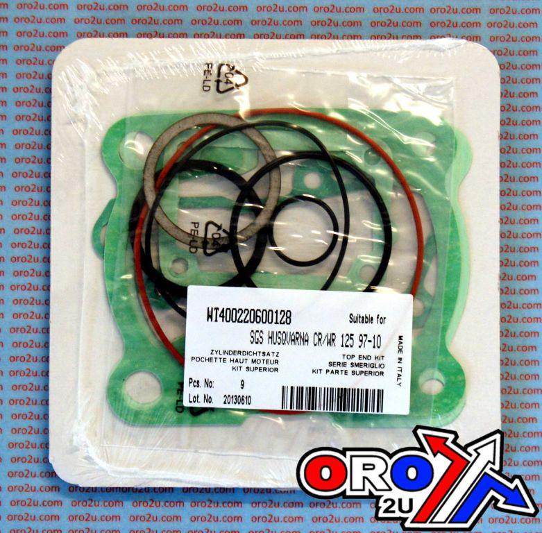 TOP END GASKET SET HUSQ CR/SM/WRE/WR 125 97-14, ATHENA P400220600128 HUSQVARNA - Image 3