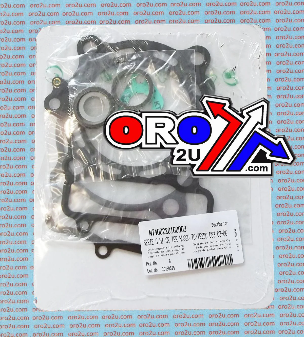 TOP END GASKET SET HUSQVARNA TC/TE 250 03-09, ATHENA P400220160003 FOR 83MM 300CC BIG BORE KIT - Image 2