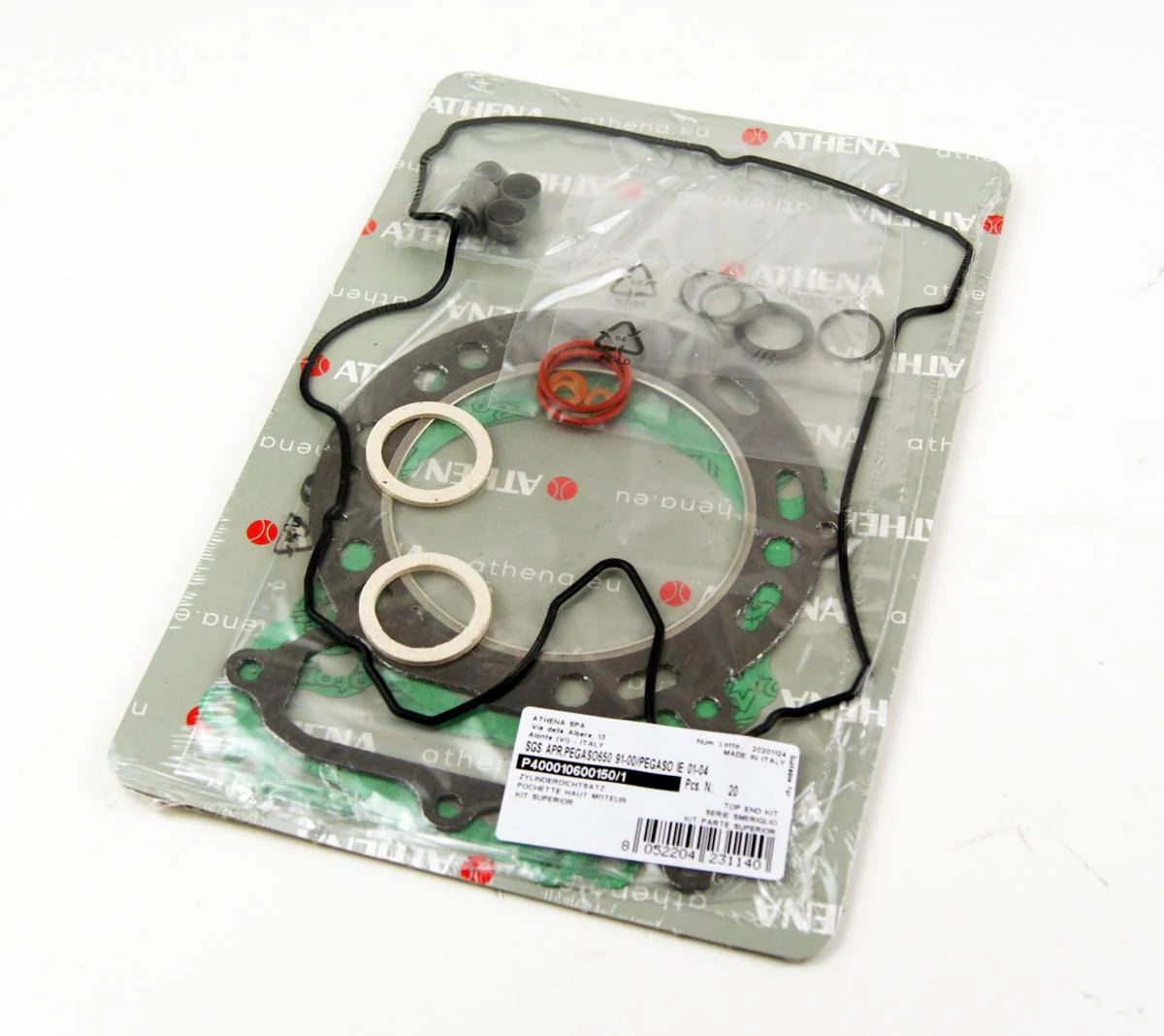 TOP END GASKET SET ROTAX 654 APRILIA 650 91-04, ATHENA P400010600150/1 PEGASO MOTO - Image 4