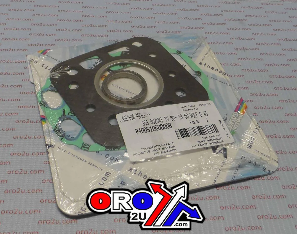 TOP END GASKET SET SUSUZKI TS 50 90-92, ATHENA P400510600008 WOLF D.45 - Image 2