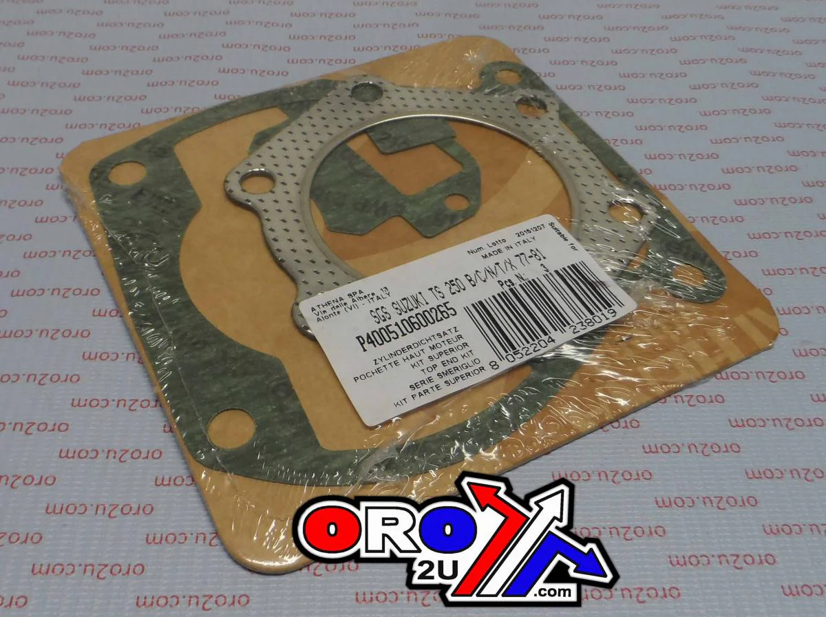 TOP END GASKET SET SUZUKI DS/TS 250 77-81, ATHENA P400510600265 - Image 3