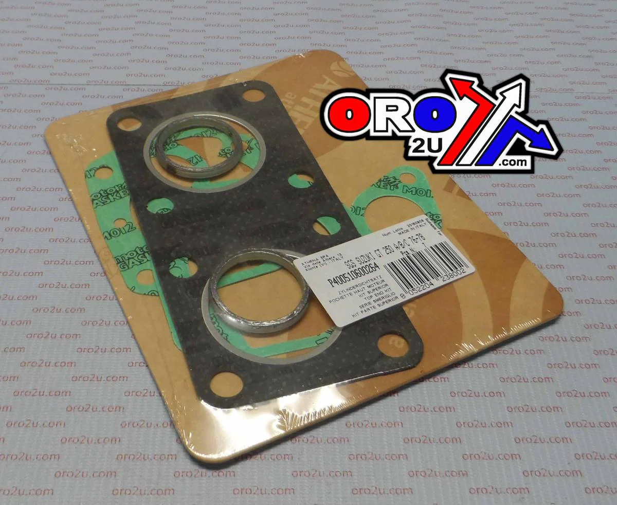 TOP END GASKET SET SUZUKI GT 250 76-78, ATHENA P400510600264 - Image 2