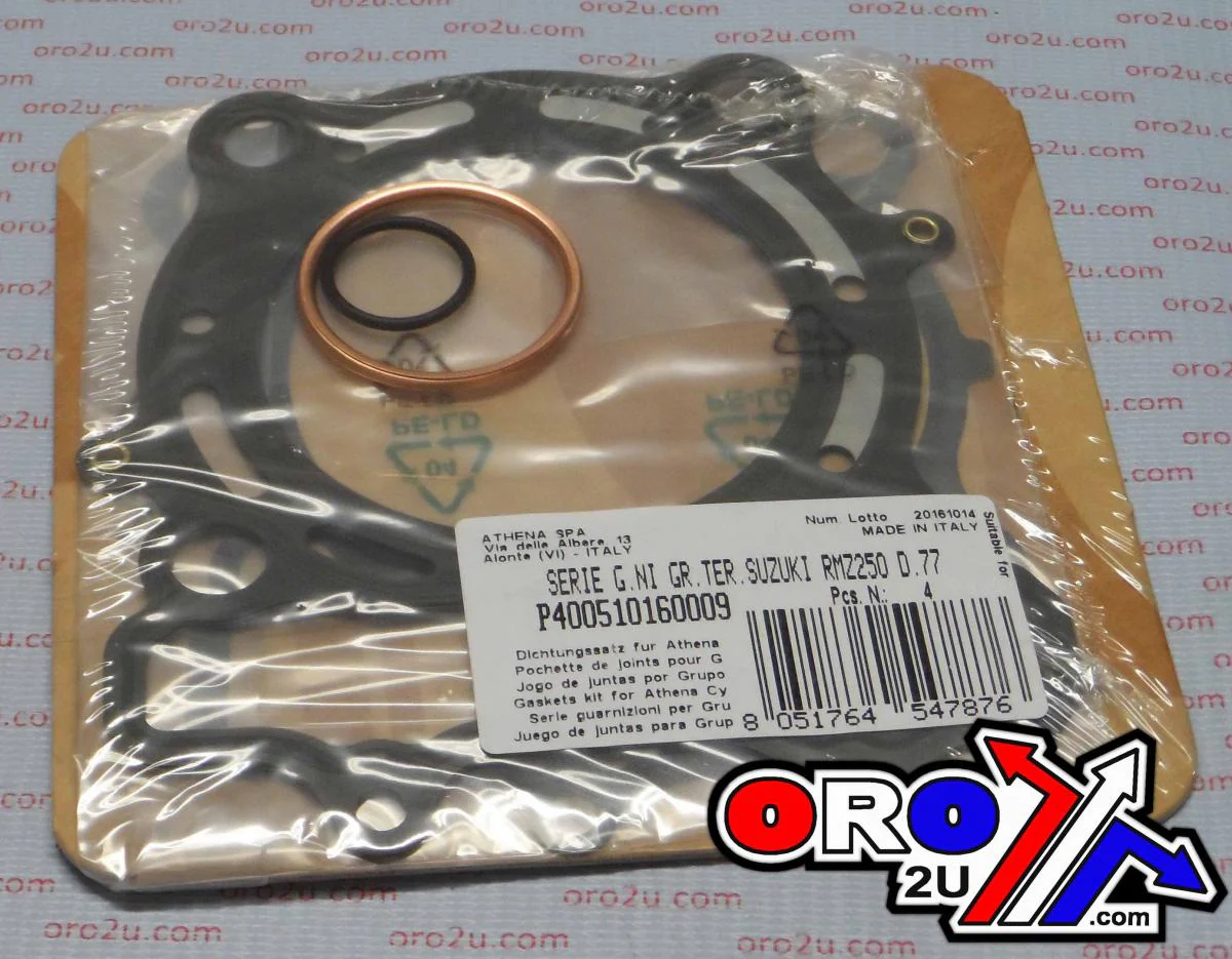 TOP END GASKET SET SUZUKI RM-Z 250 07-09, ATHENA P400510160009 STD BORE - Image 2
