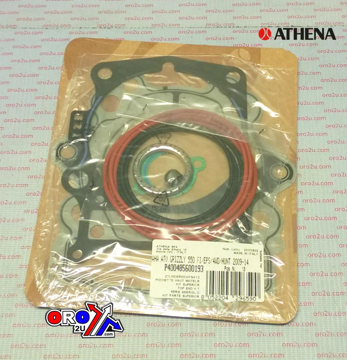 TOP END GASKET SET YAMAH YFM 550 09-14, ATHENA P400485600193 GRIZZLY - Image 3