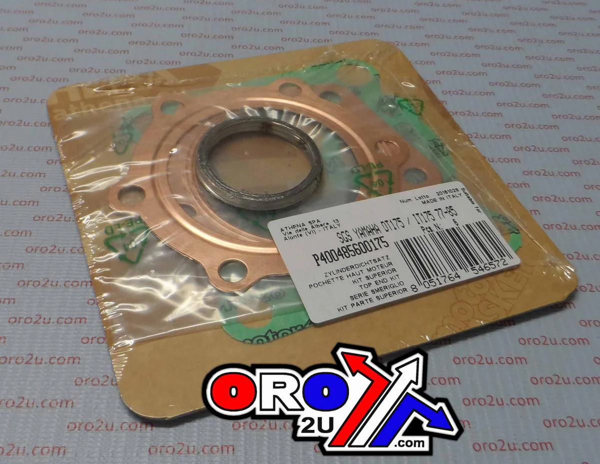 TOP END GASKET SET YAMAHA DT/IT/XF 175 77-85, ATHENA P400485600175 - Image 2