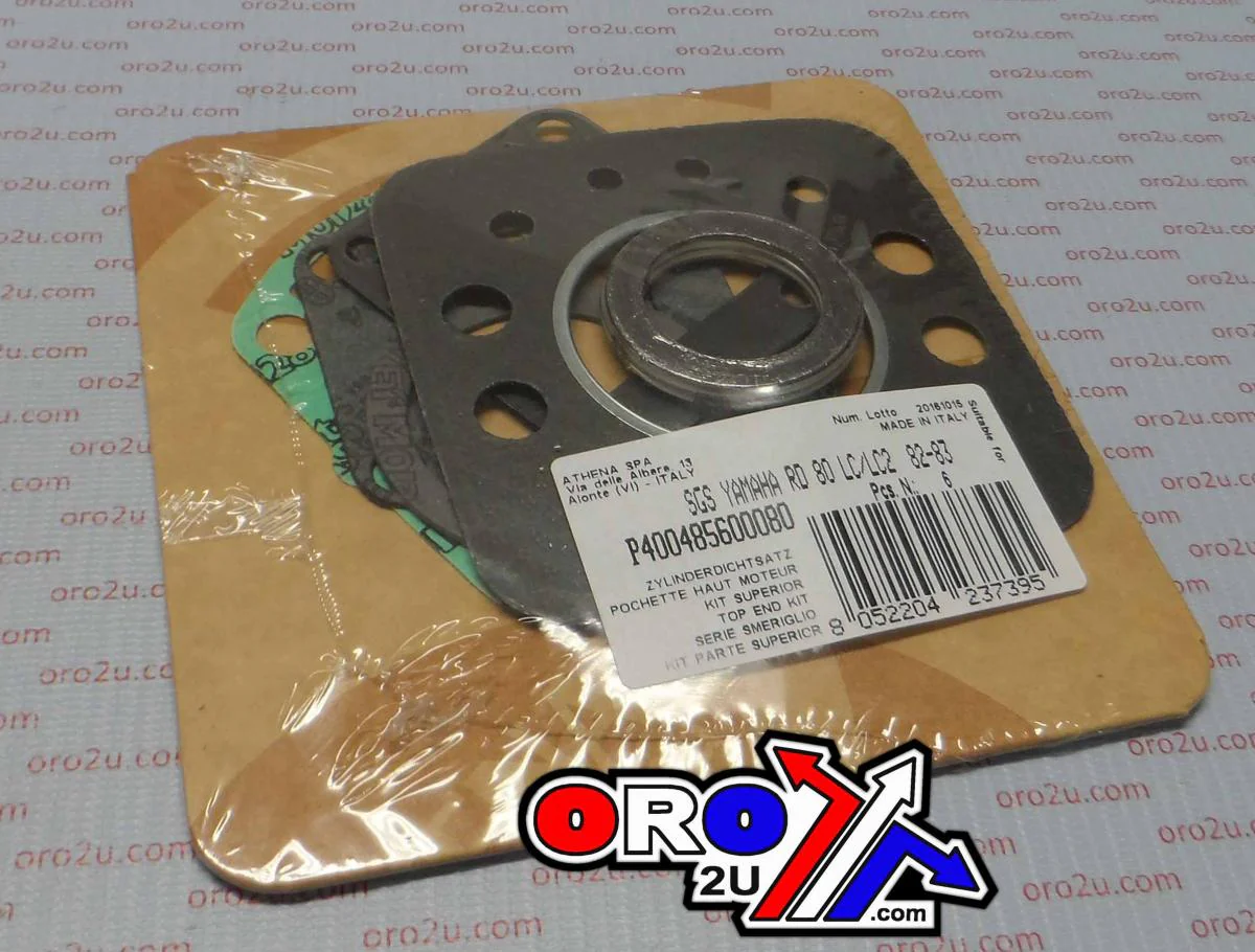 TOP END GASKET SET YAMAHA RD 80 82-83, ATHENA P400485600080 - Image 2