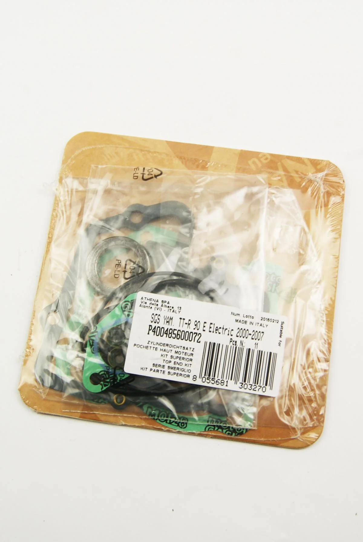 TOP END GASKET SET YAMAHA TT-R 90 00-07, ATHENA P400485600072 - Image 2