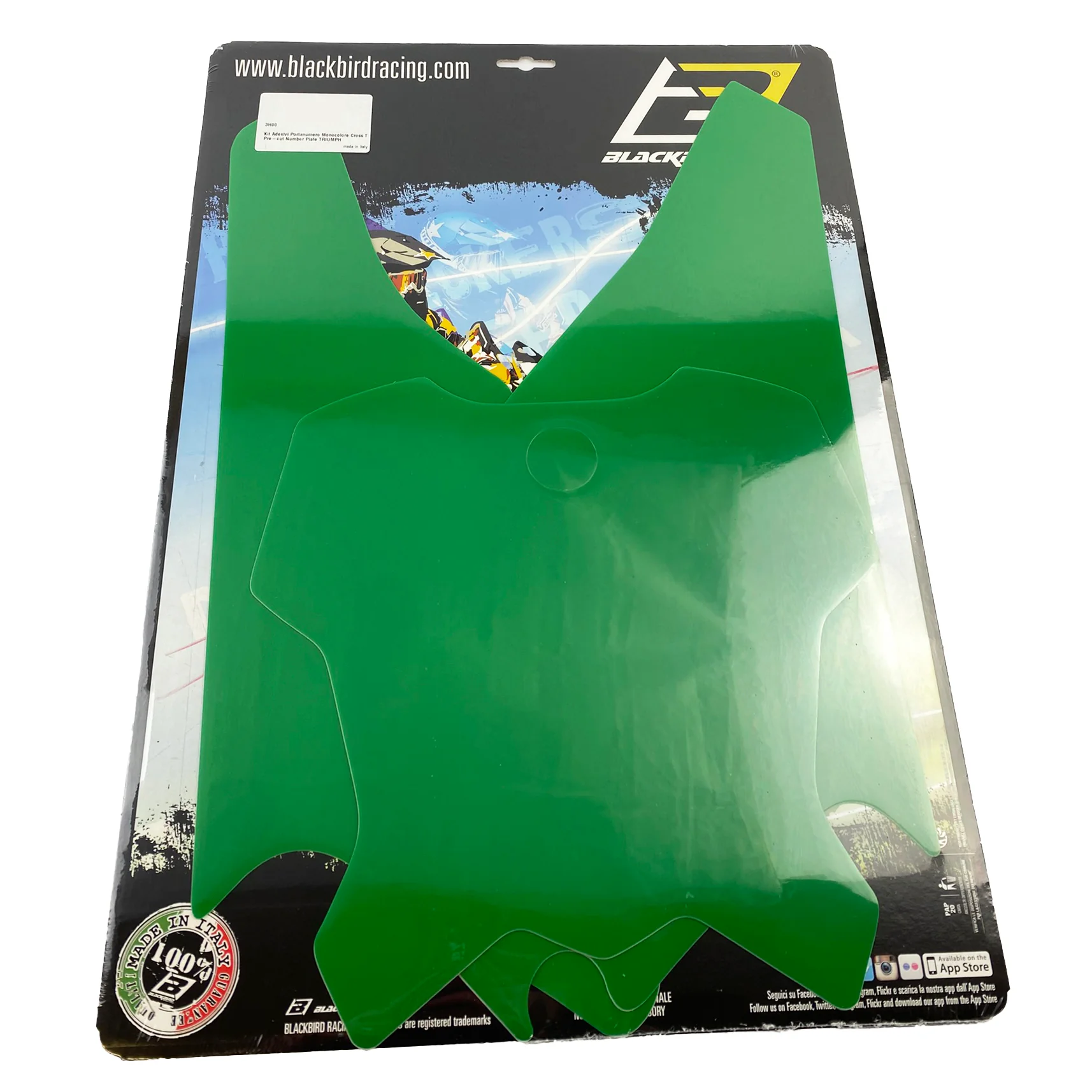TRIUMPH TF 250X 24-25 GREEN MX PRE CUT, BLACKBIRD 3H00/30 - Image 2