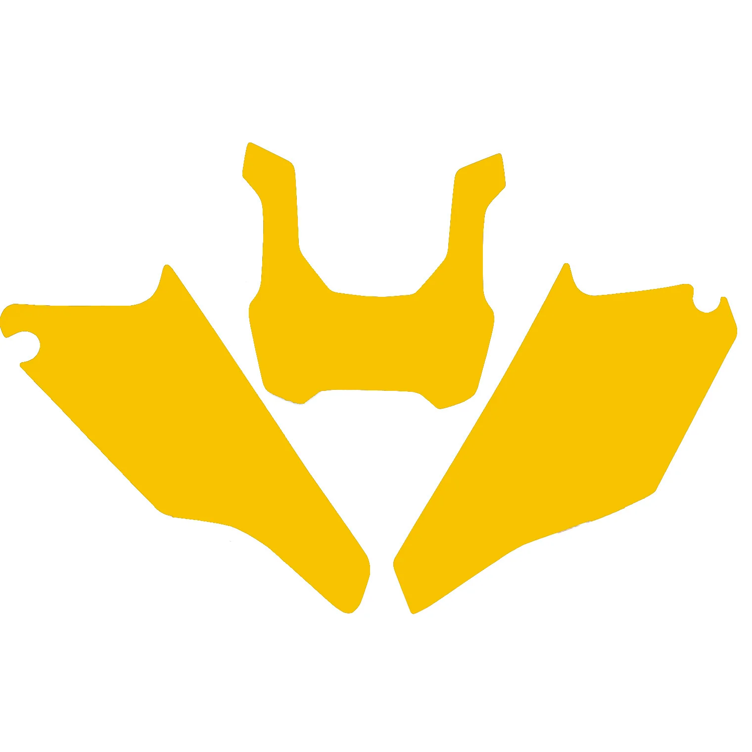 TRIUMPH TF 250X 24-25 YELLOW ENDURO PRE CUT, BLACKBIRD 3H01/40
