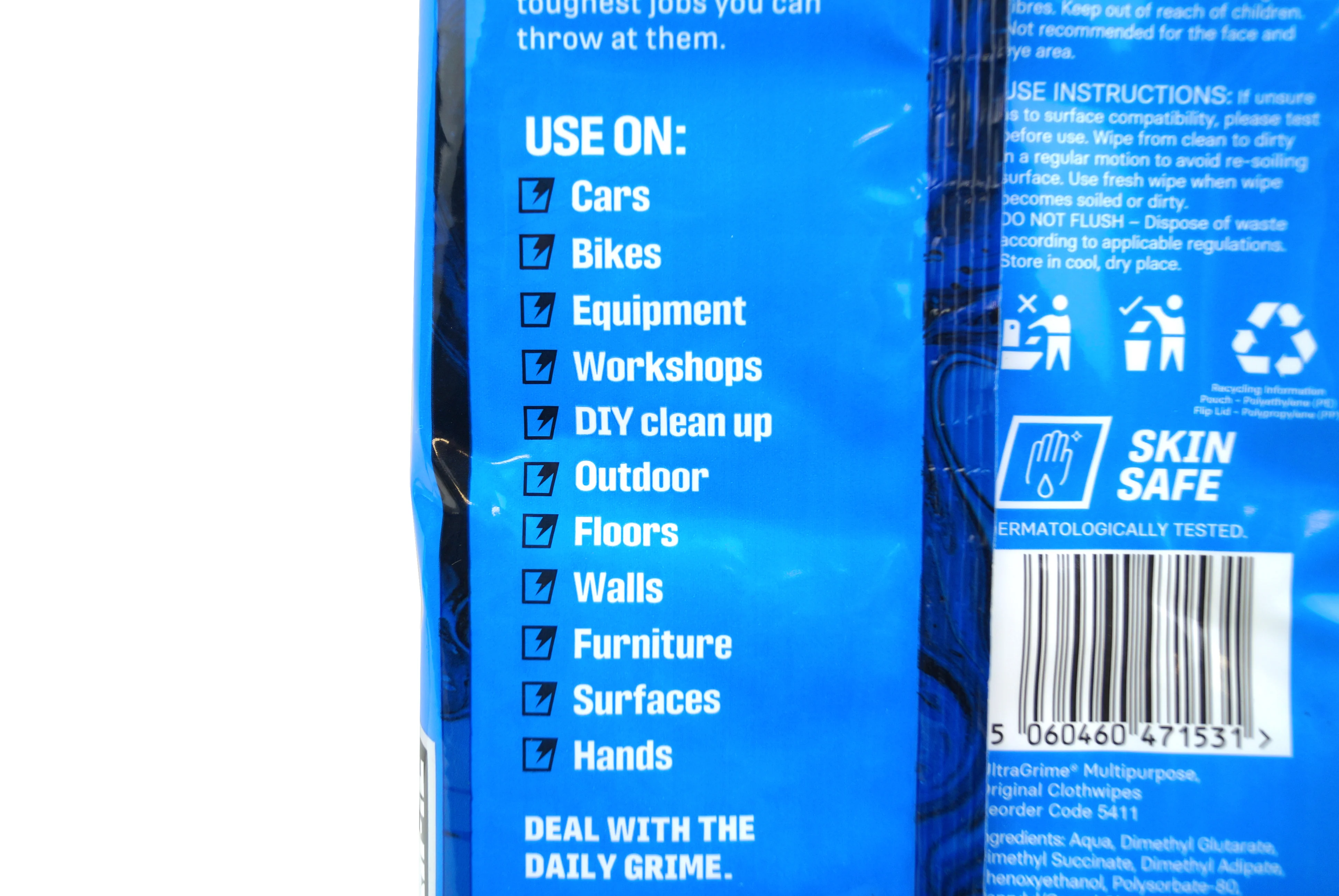 ULTRAGRIME WIPES 40PK XXL, Multi-Purpose Original Clothwipes 40pk, 2931138CM x 25CM HAND WIPES - Image 4