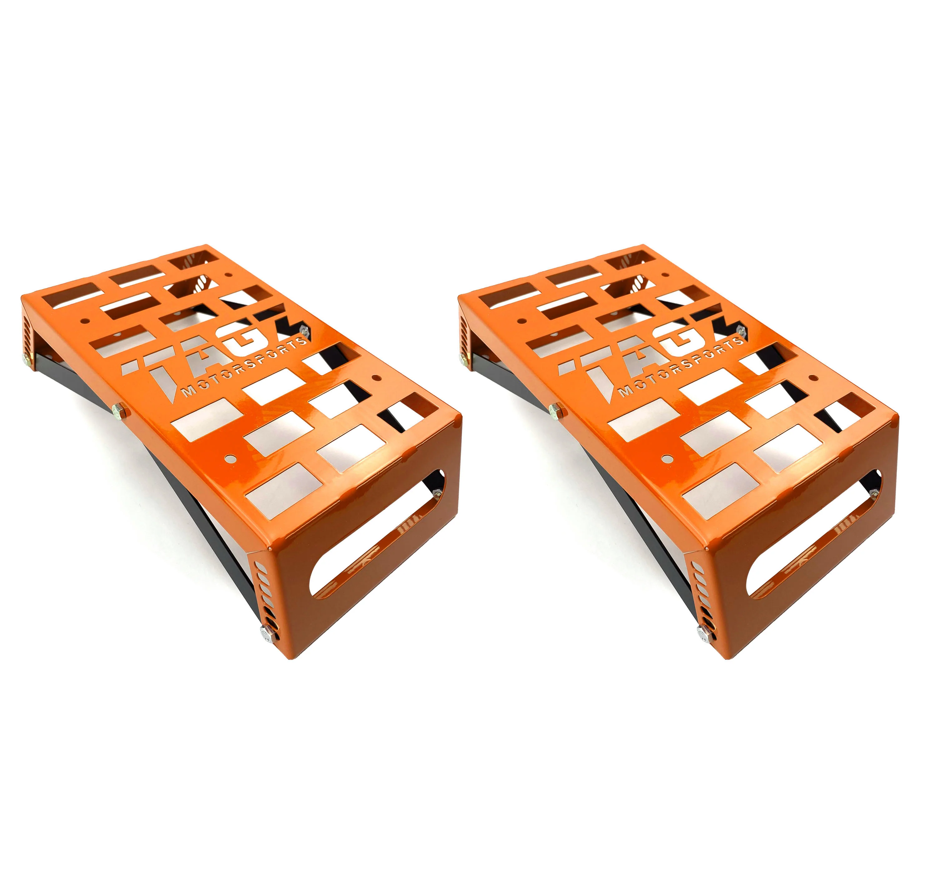 UNIVERSAL STARTING BLOCKS ORANGE LIGHTWEIGHT STEEL ADJUSTABLE 80 – 190mm TAG-Z - Image 6