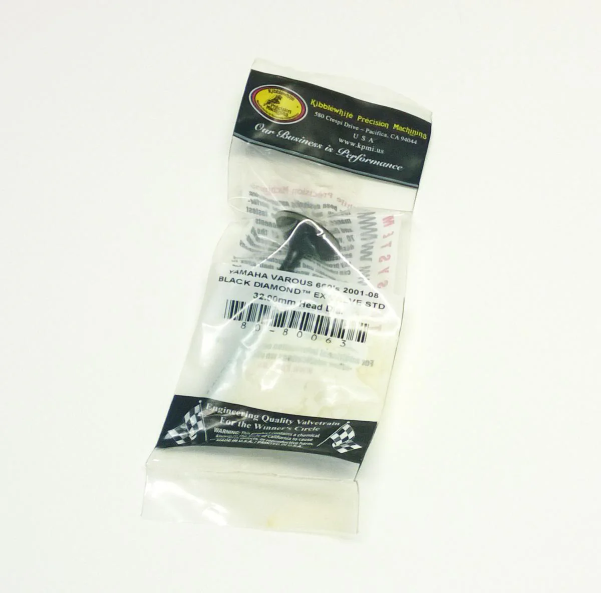 VALVE EXHAUST YFM660 ATV, 80-80063, 3YF-12121-00-00 - Image 3