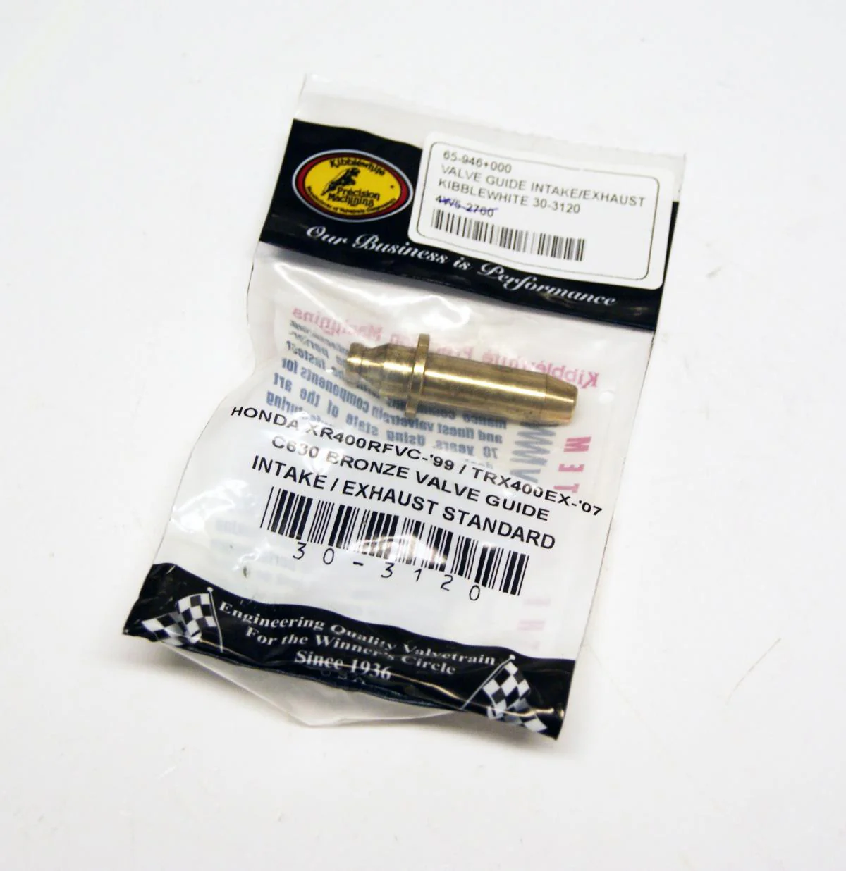 VALVE GUIDE INTAKE / EXHAUST, EACH KIBBLEWHITE 30-3120, Honda® TRX 400EX 1999-2014 Honda® TRX 400X 2009-2014 Honda XR 400R RFVC 1996-2004 - Image 2