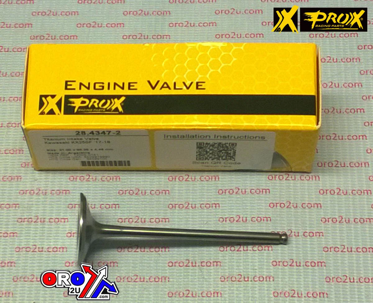 VALVE INTAKE TITANIUM KX250F 2017-19, PROX 28.4347-212004-0741 - Image 2