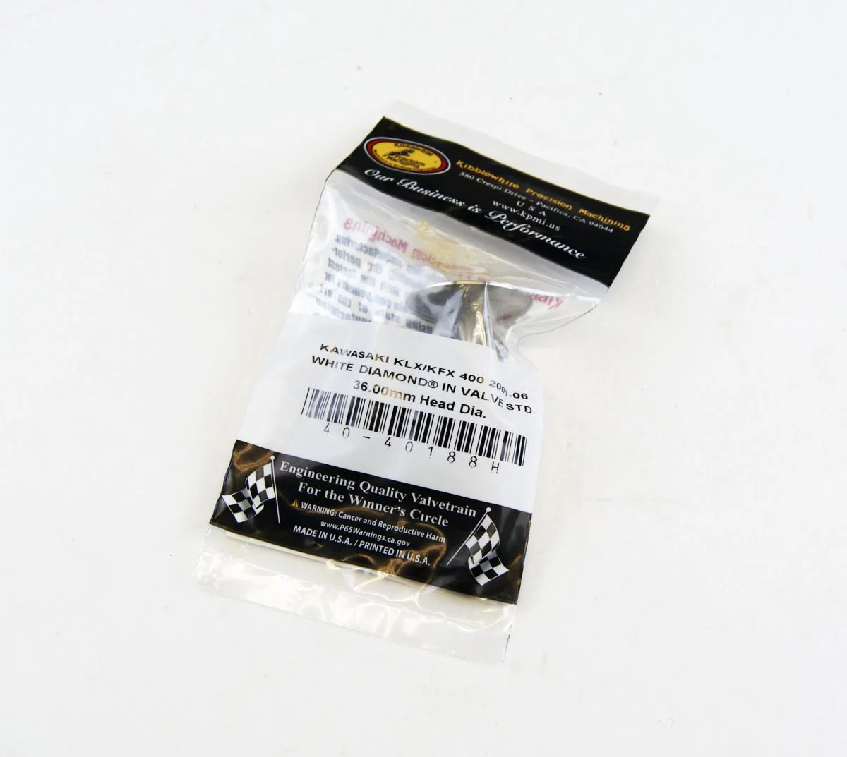 INTAKE VALVE 00-07 KAWASAKI SUZUKI KLX KFX DR-Z LT-Z 400 KIBBLEWHITE 65-153.IN.KW.WD - Image 2