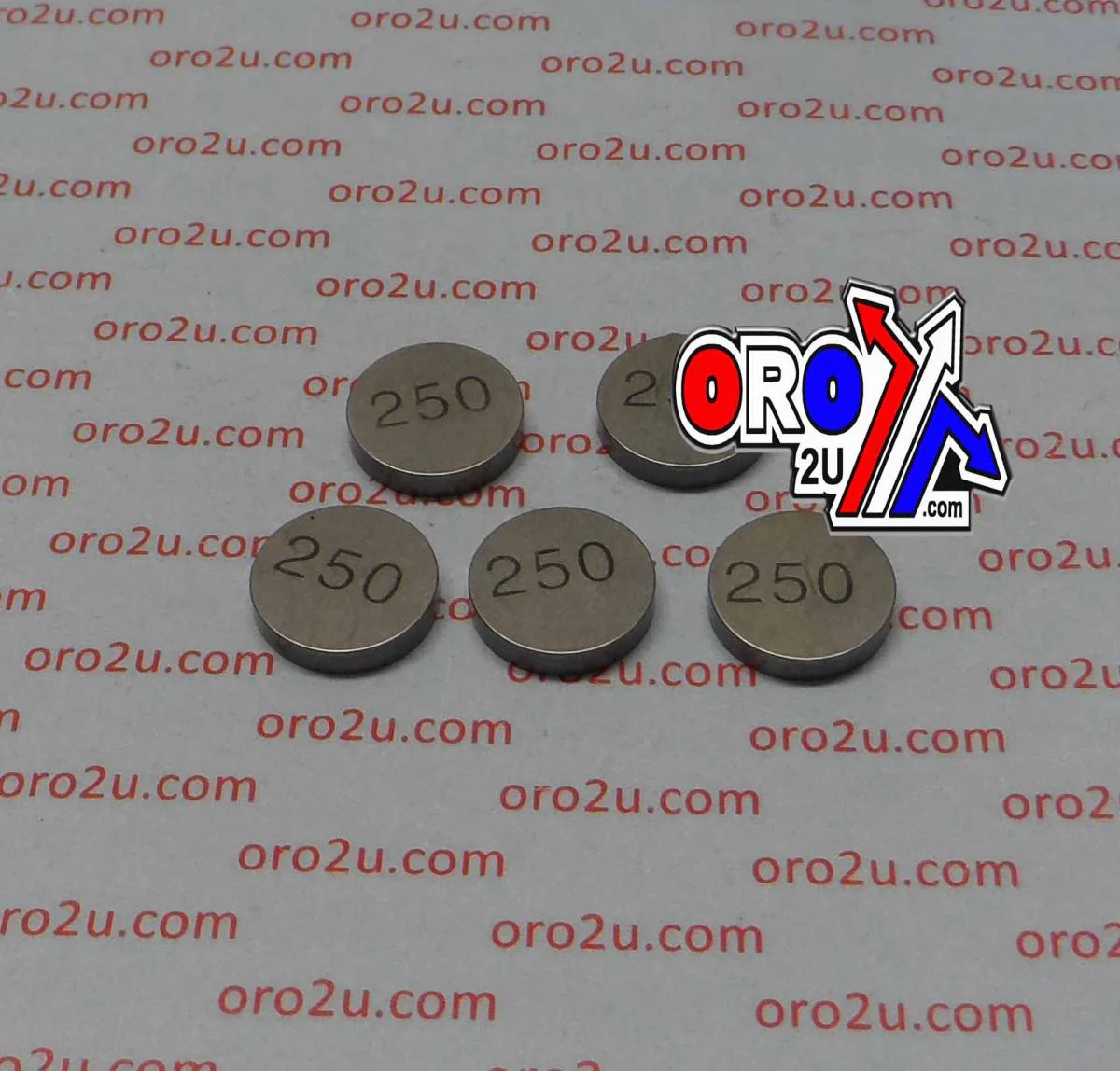 VALVE SHIM 2.50 13mm PK/5 K&L 13-7689 - Image 2