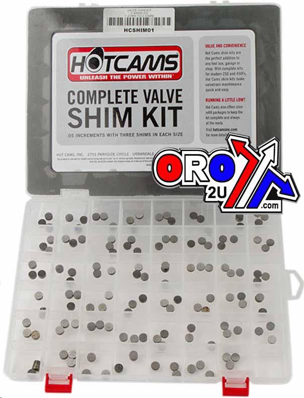 VALVE SHIM KIT 9.48mm 141pcs, HOTCAM HCSHIM02 - Image 2