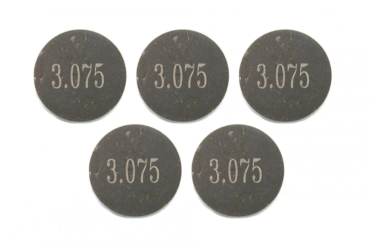 VALVE SHIMS 10mm 3.075 PACK/5, PROX 29.100307.5 KTM