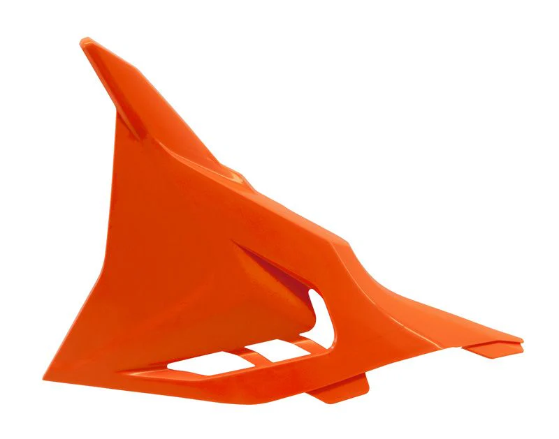 VENTED LEFT AIR BOX COVER 2023-2025 SX/SX-F KTM ORANGE, RTECH R-FIKTMARSX93 - Image 2