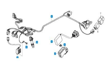 Wiring Harness Honda CRF250X 32100-KSC-A20 - Image 2