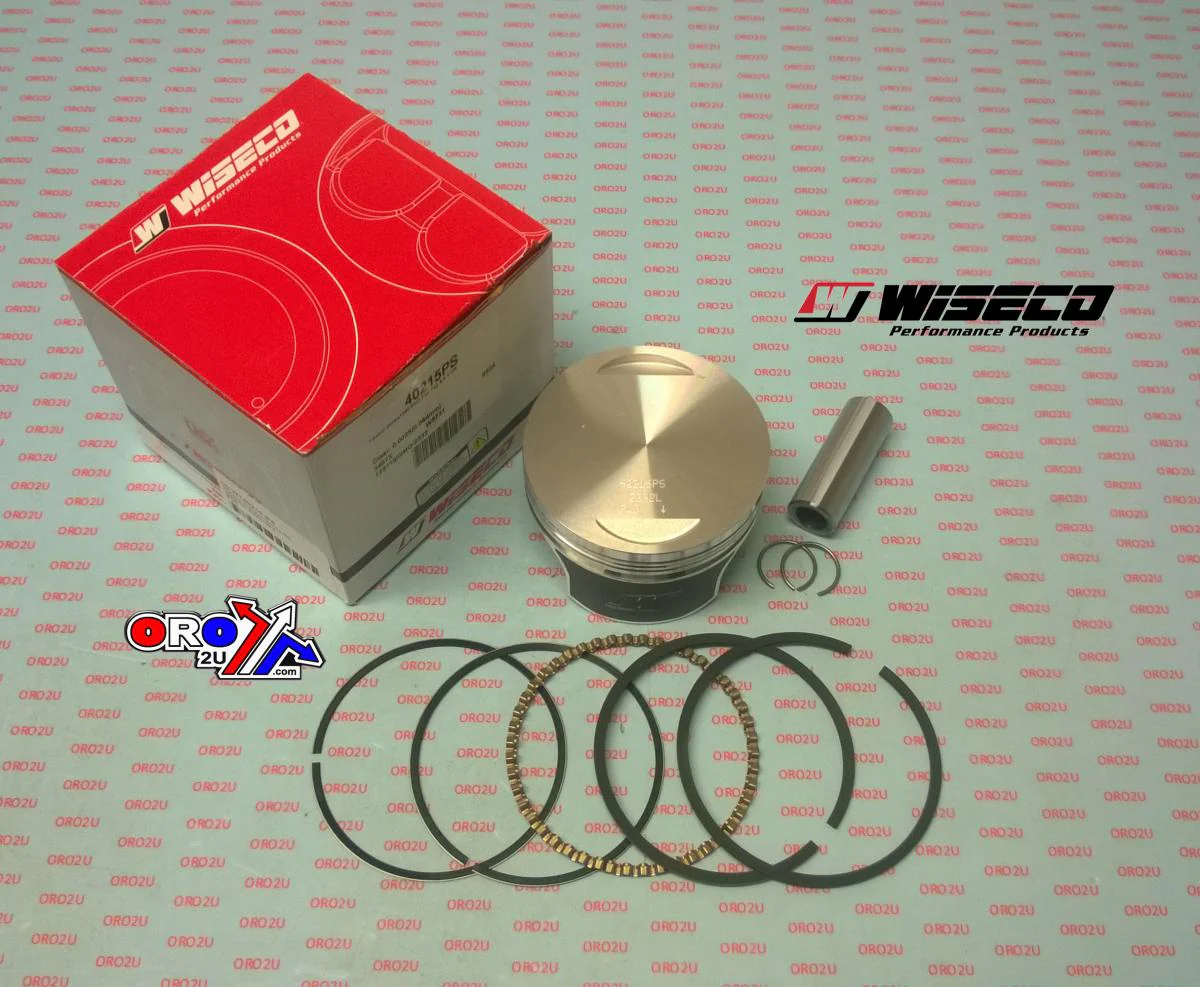 Wiseco Tracker Series HD, WISECO W40215P1, 1340 EVO Flat Top 8.5:1 CR