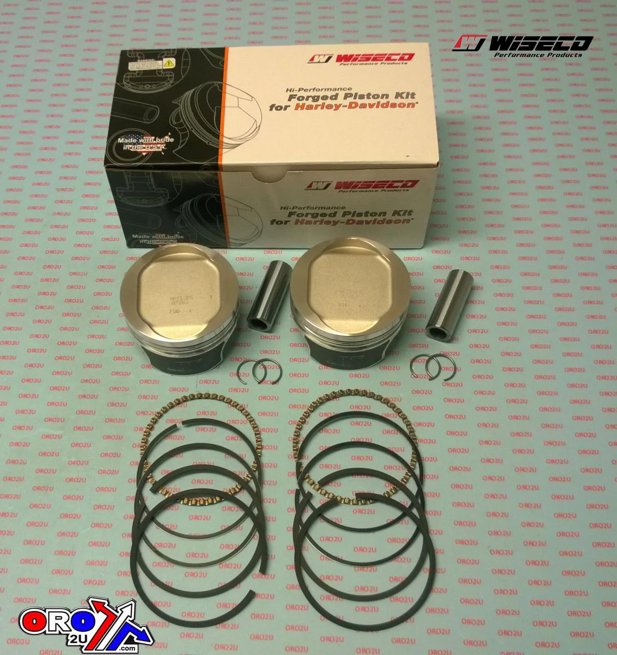 Wiseco Tracker Series Kit 3.517 HD, WISECO WK0212P2, Sportster 883 to 1200 9.5:1 CR