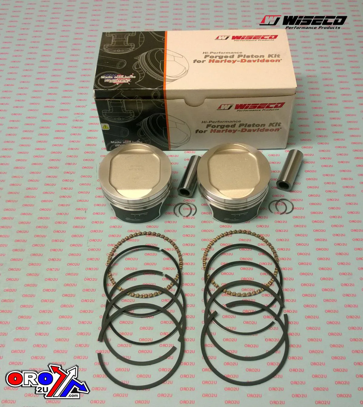 Wiseco Tracker Series Kit HD, WISECO WK0213PS, Sportster 883 to 1200 10.:1 CR